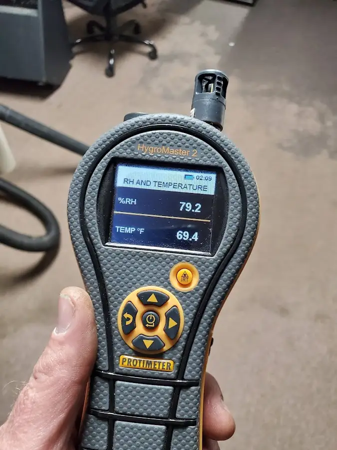 Moisture meter humidity assessment for Mold Remediation & Removal in Merrillville